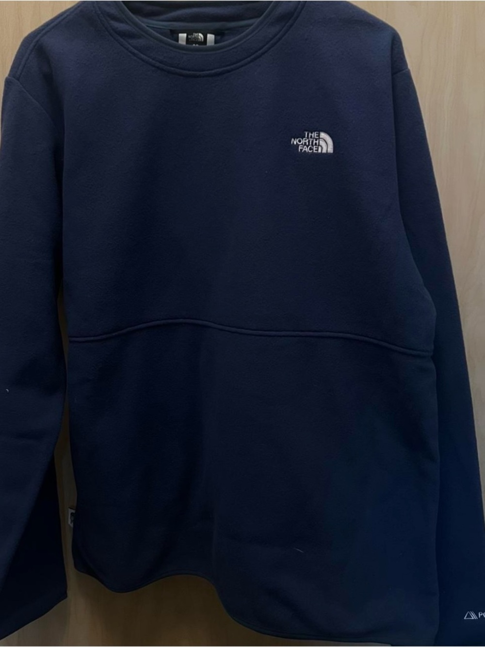 The North Face Polartec Dark Navy Fleece Top and Pants Set size large - Picture 2 of 5